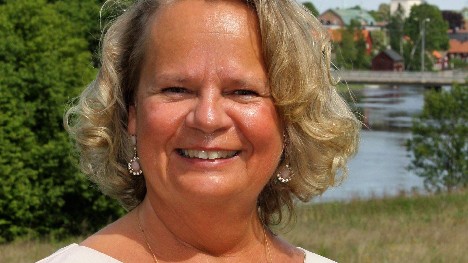 Jonna Lindman (M) kommunstyrelsens ordförande i Arboga
