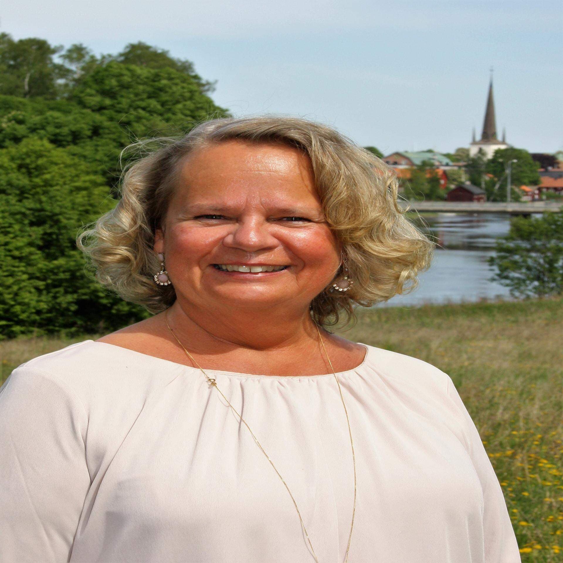 Jonna Lindman (M) kommunstyrelsens ordförande i Arboga