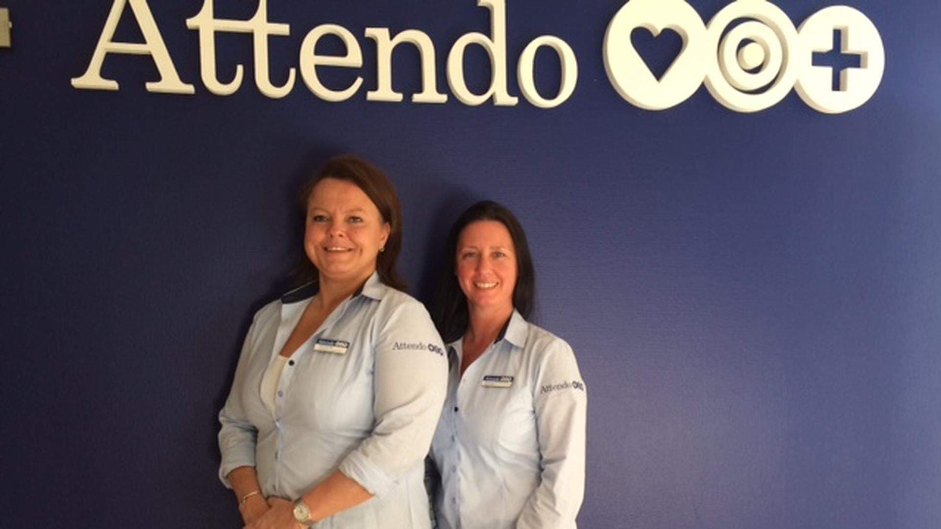 Camilla Aho, regionchef, och Rebecca Frylmark-Berg, biträdande regionchef, Attendo Hemtjänst
