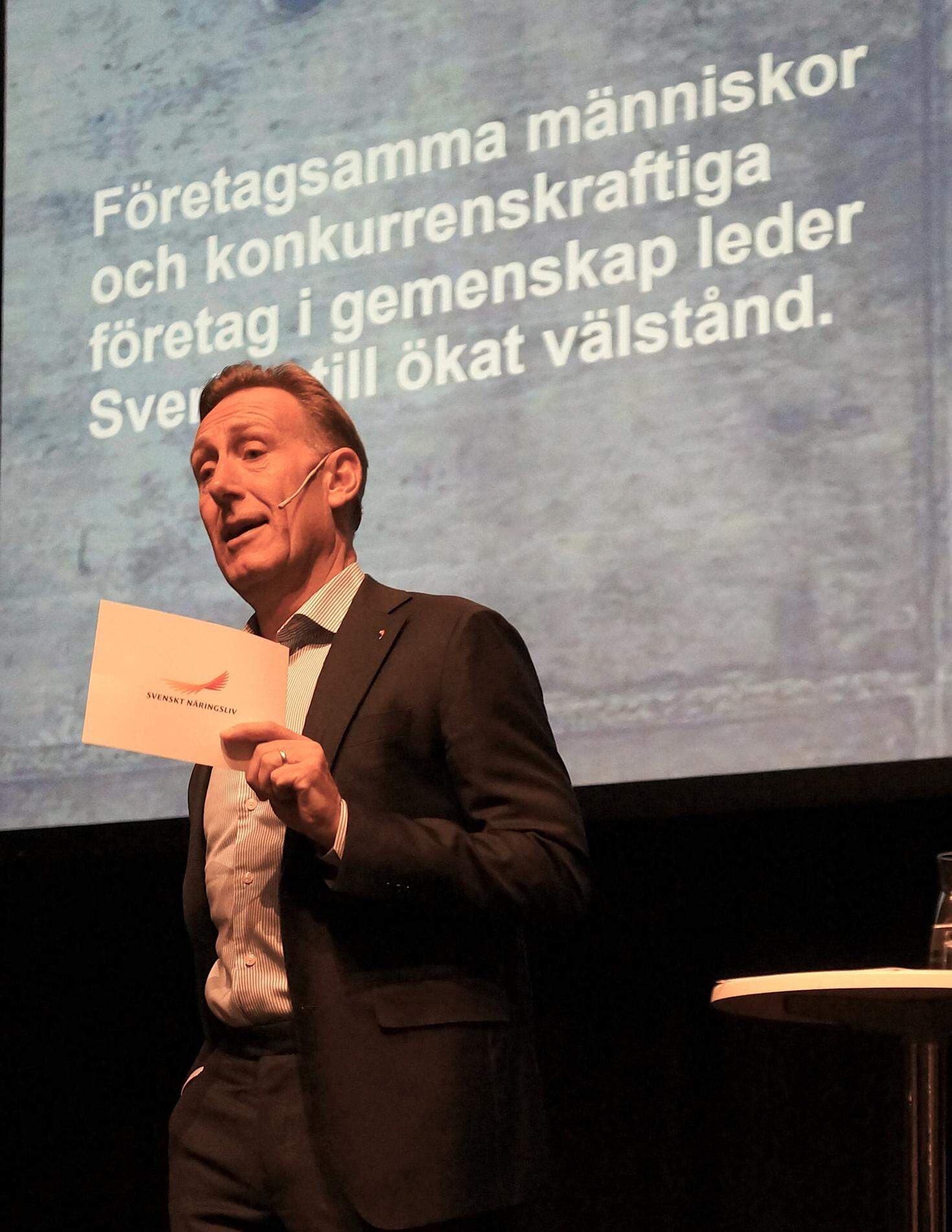 Jan Olof Jacke inleder Arbetsgivardagen