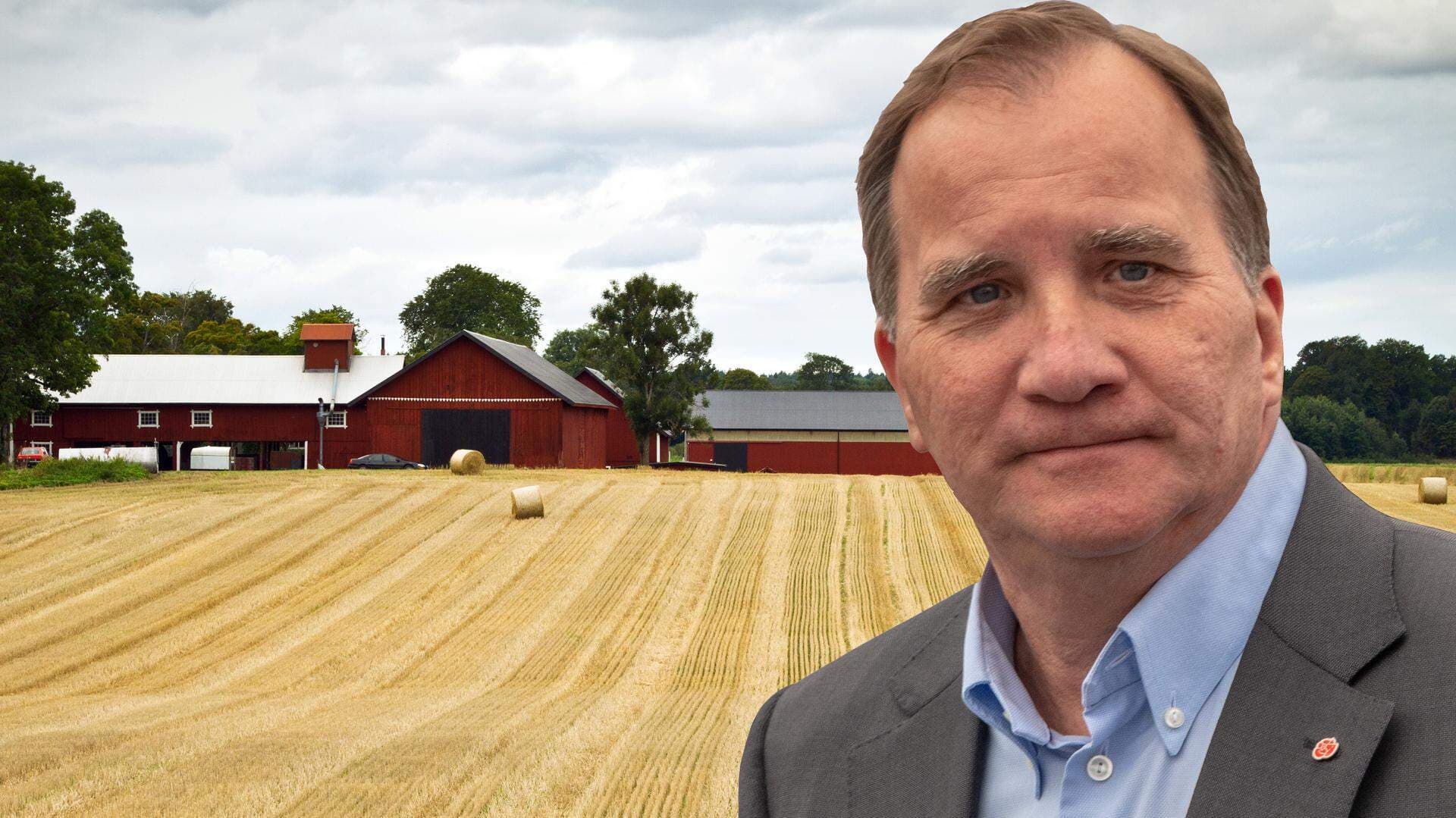 Stefan Löven och bild från landsbygd