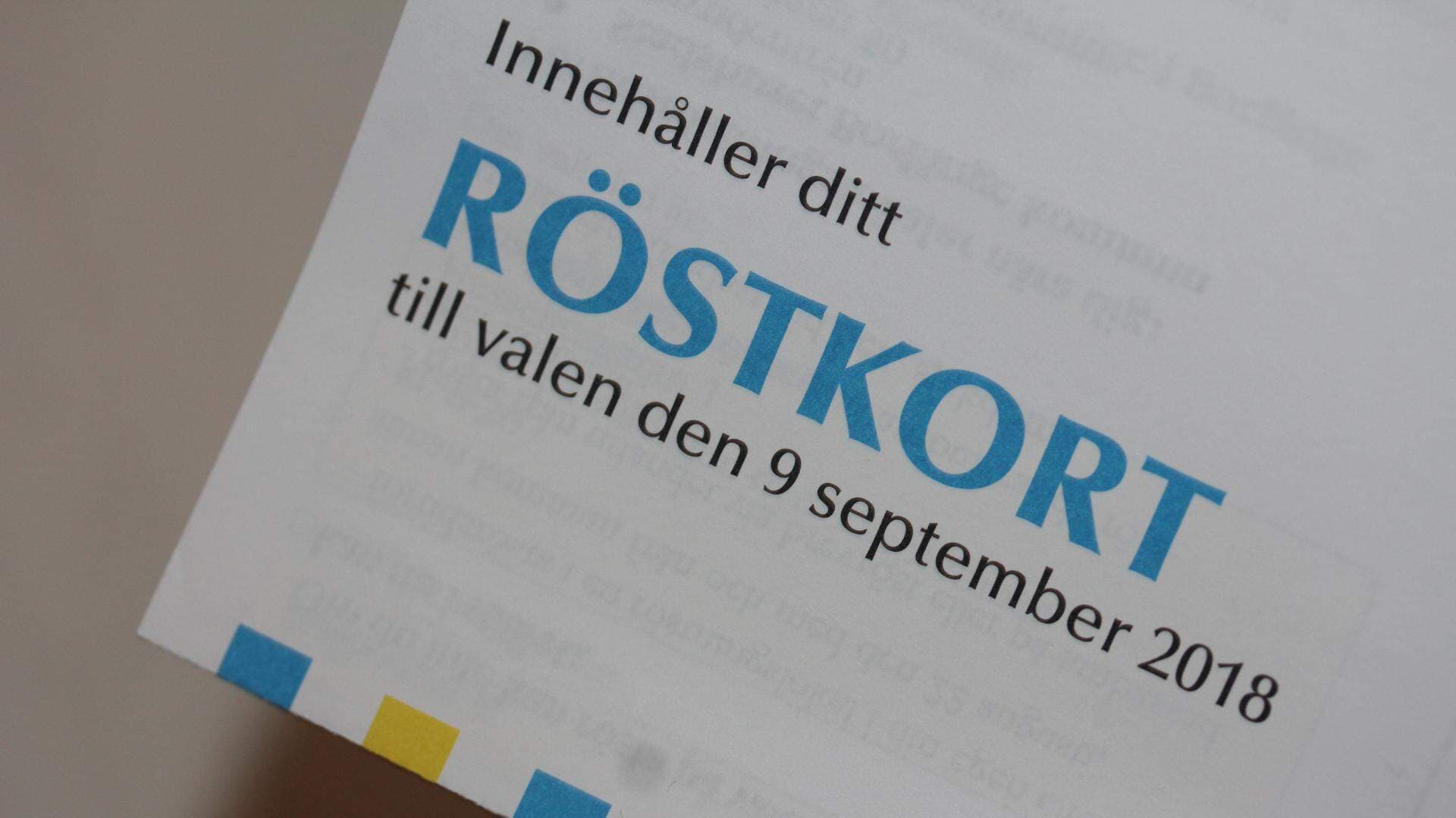 Röstkort till valet 2018