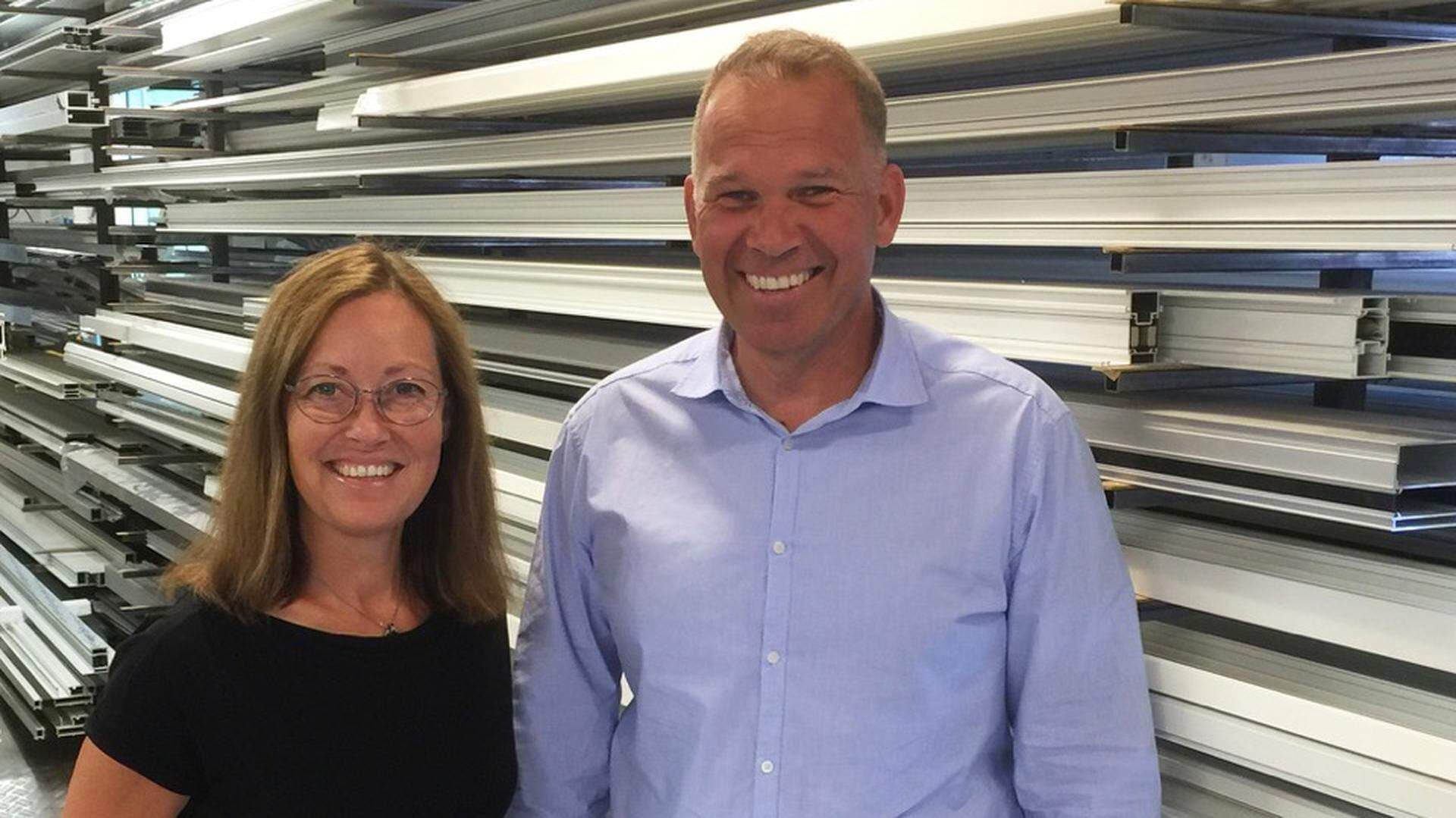 Åsa och Thomas Harbom, Alufront AB
