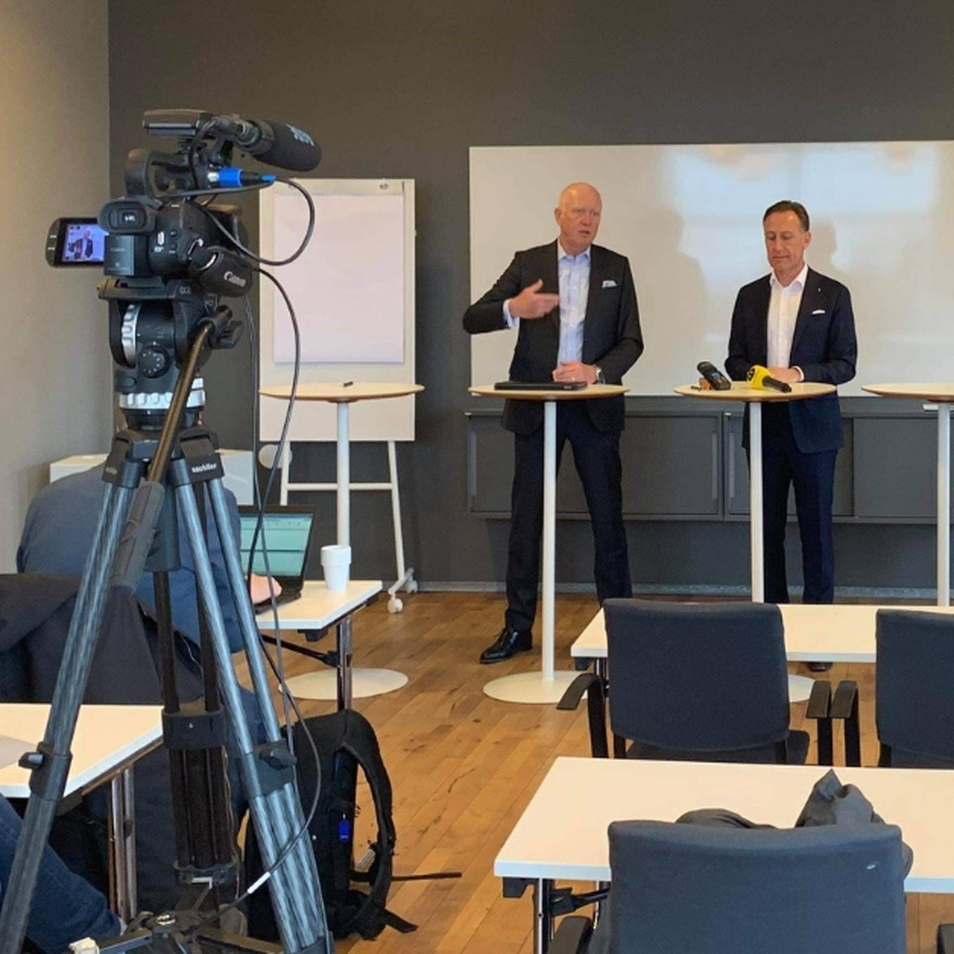 Pressträff Peter Jeppsson och Jan-Olof Jacke