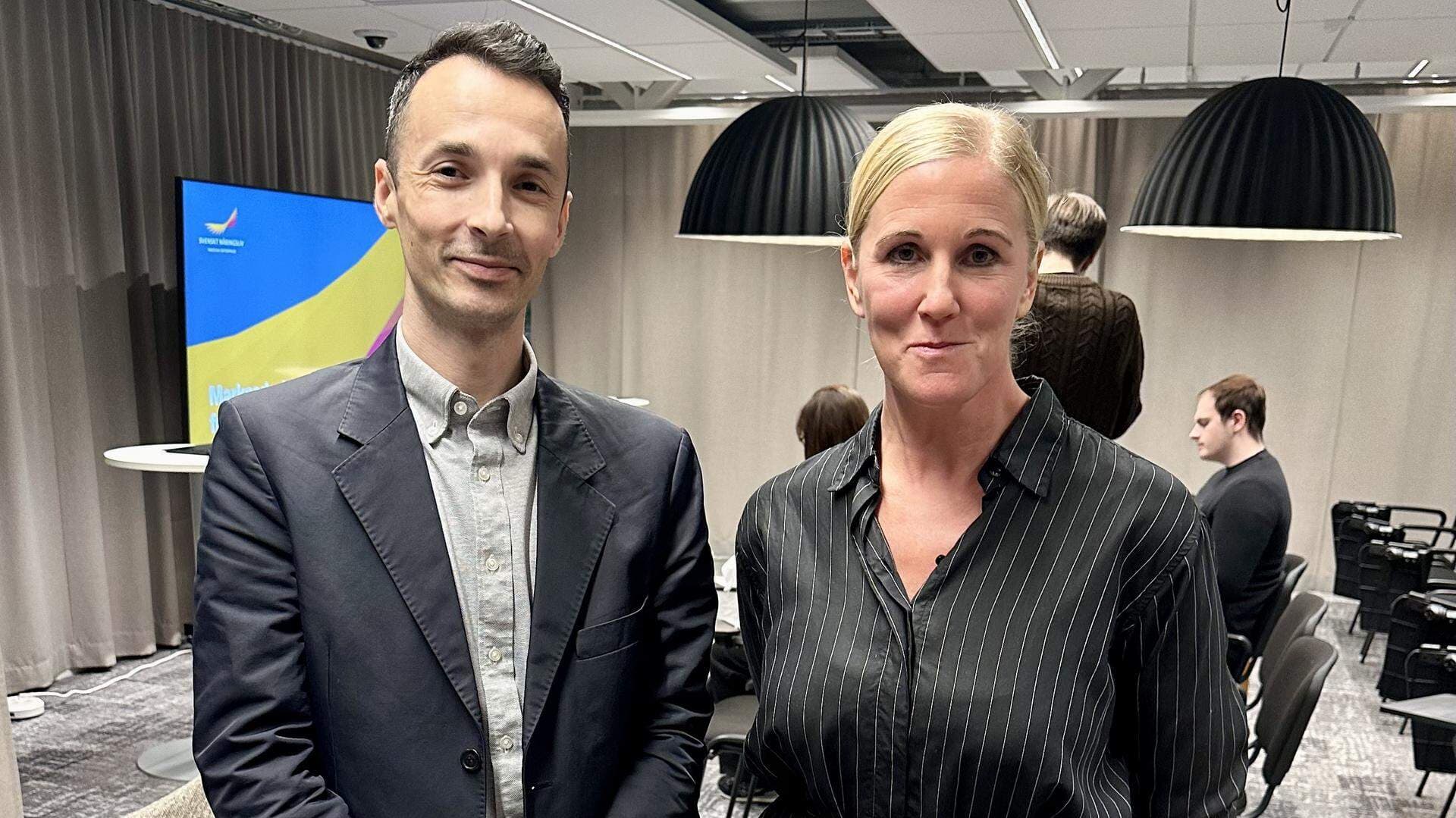 Bild på Adam Cwejman och Anna Stellinger