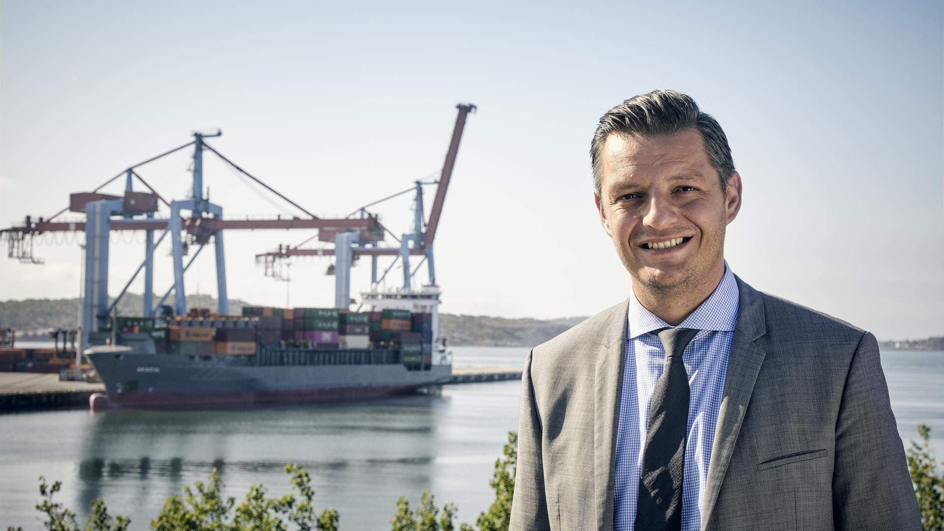 Elvir Dzanic, vd på Göteborgs Hamn
