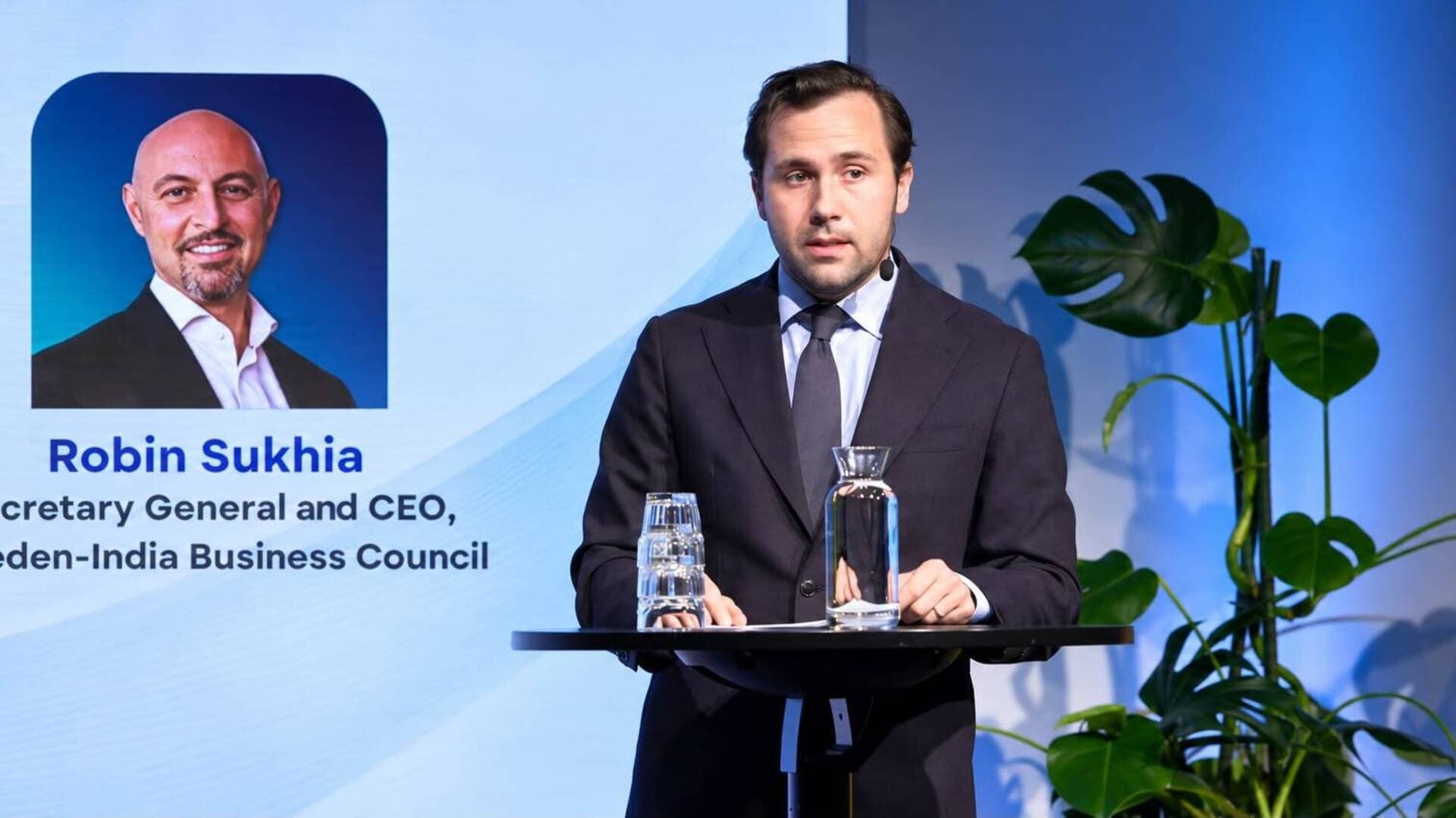 Benjamin Dousa, bistånds- och utrikeshandelsminister.