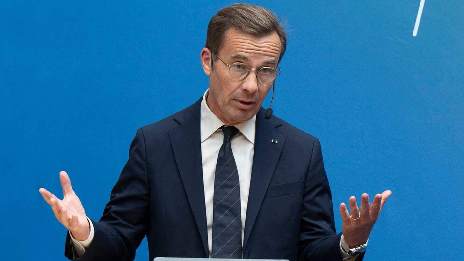 Statsminister Ulf Kristersson.