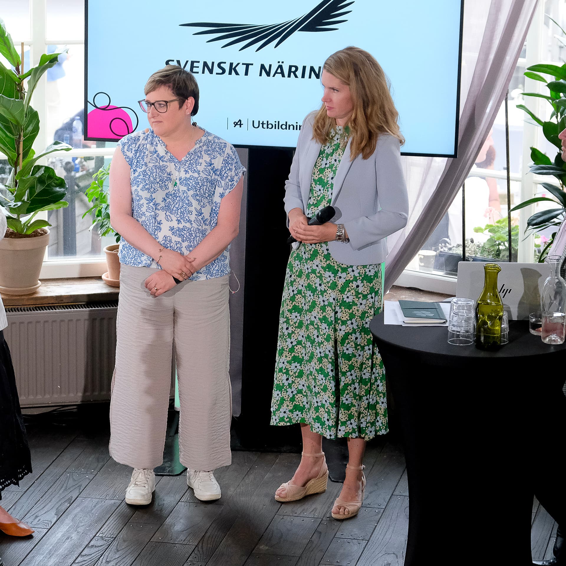 Lovisa Lanryd, välfärdsexpert samt Madeleine Jakobsson (C), och Josefin Malmqvist (M).
