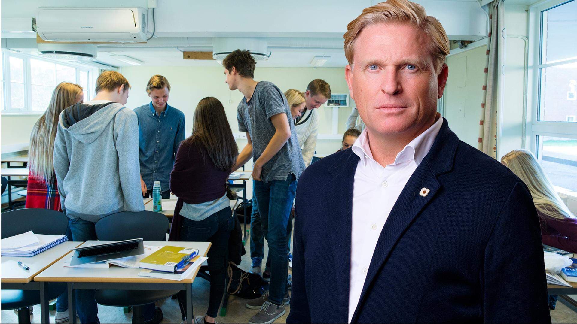 Gustav Blix, ansvarig för grundskolefrågor.