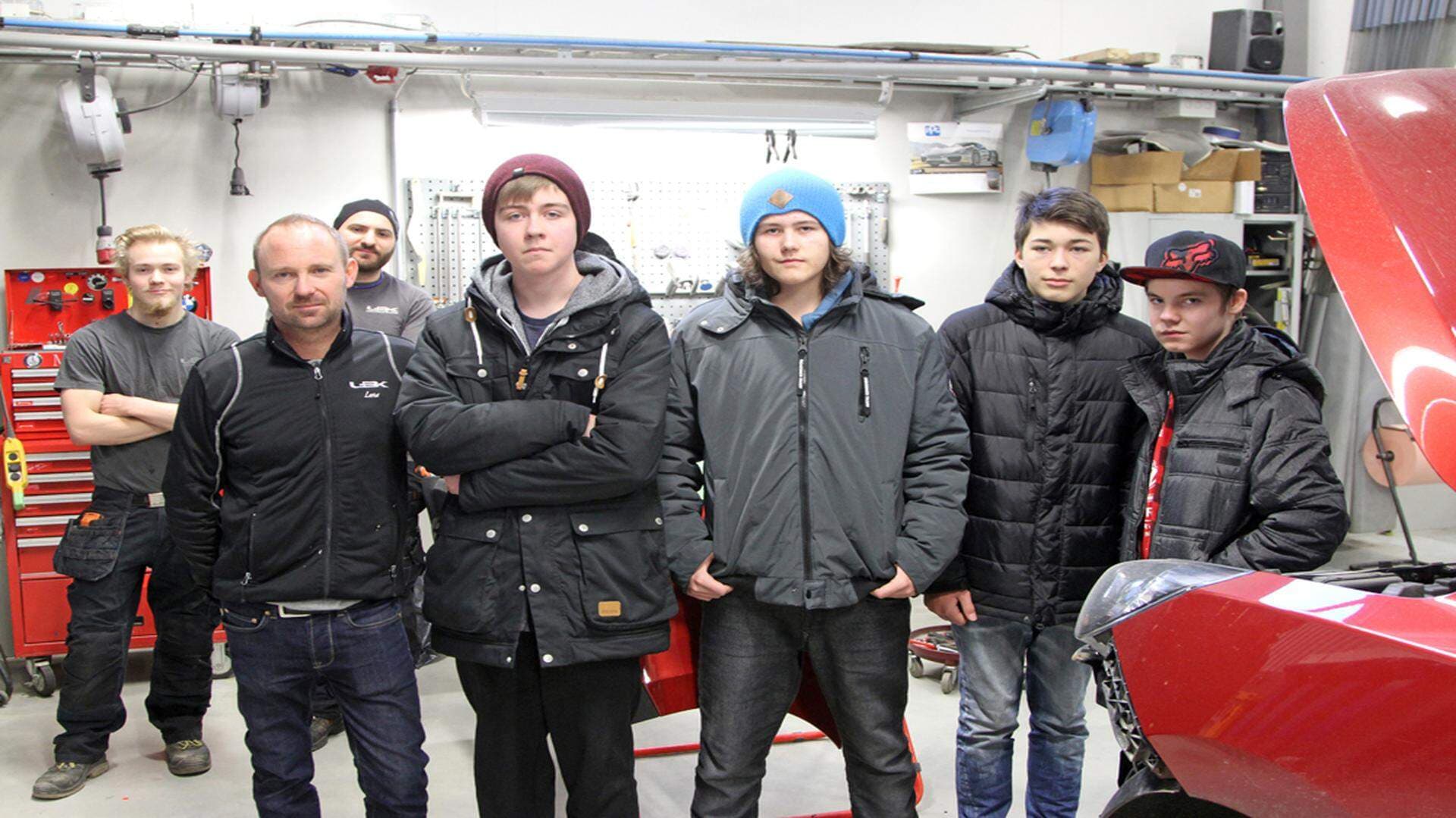 Elever på studiebesök