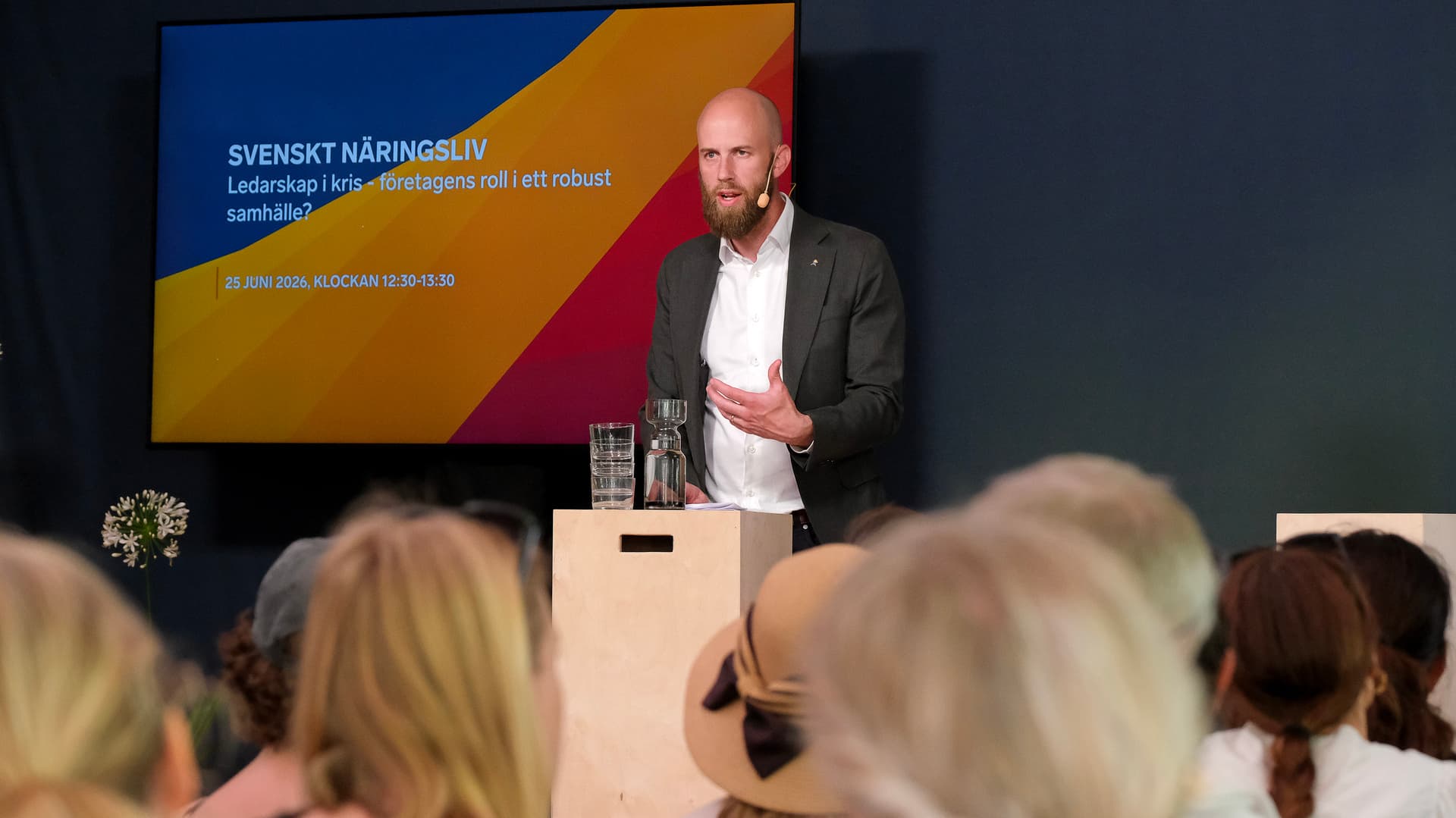 Carl-Oskar Bohlin, minister för civilt försvar (M).