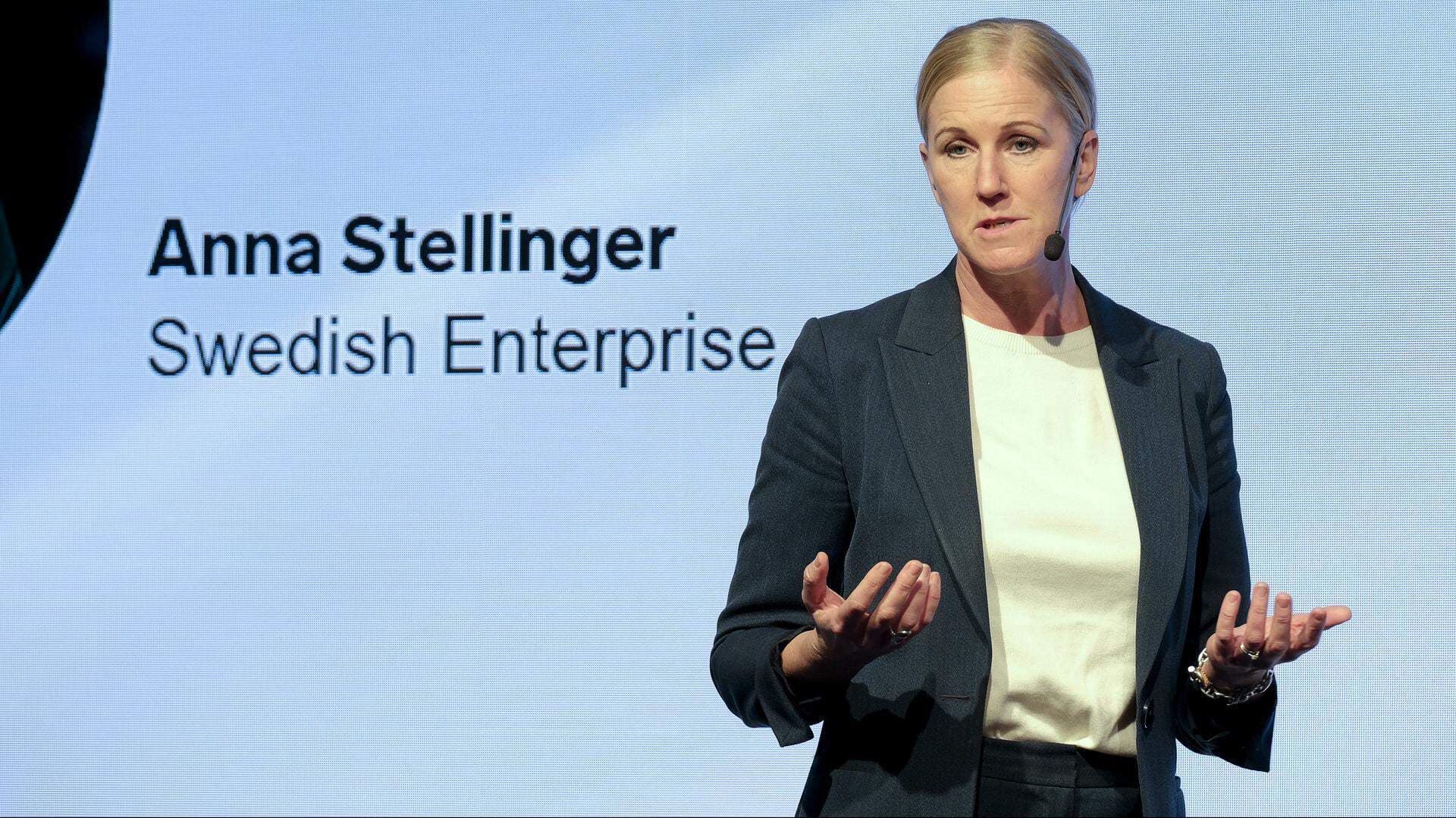 Anna Stellinger, chef för internationella och EU-frågor.