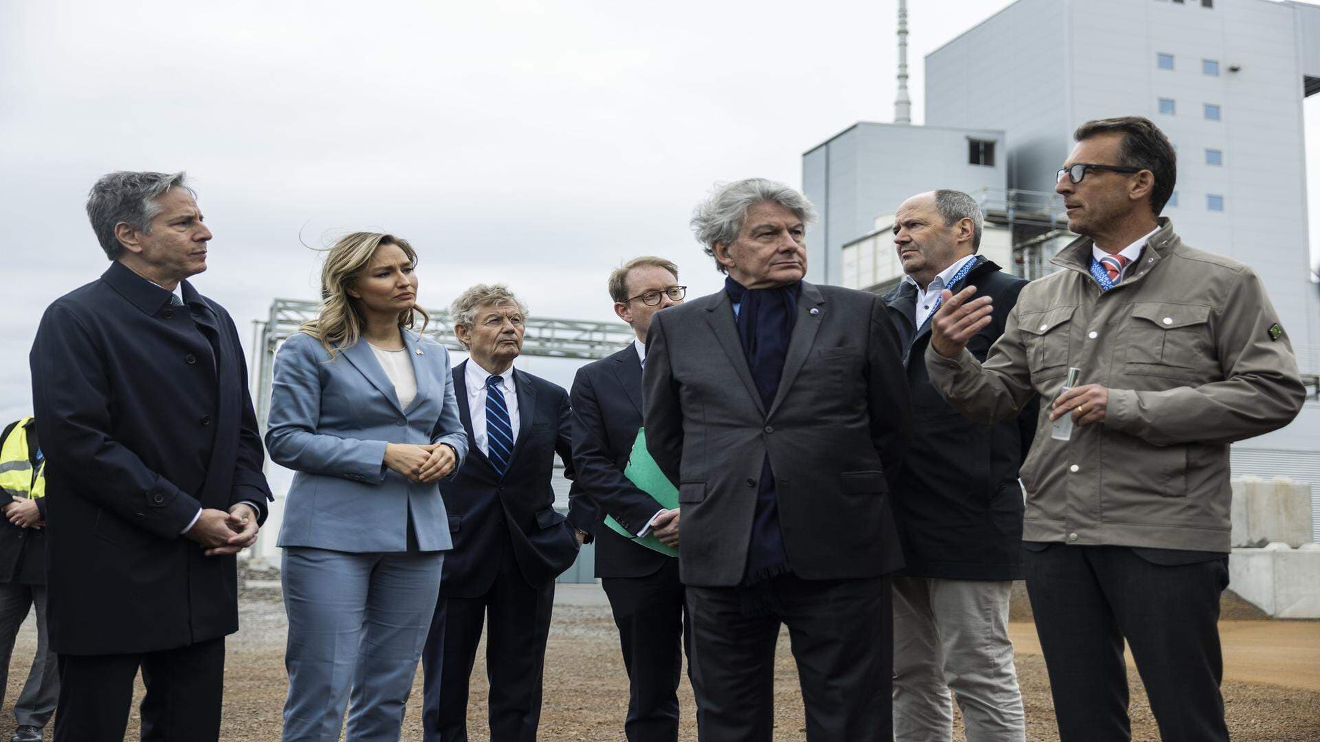 Bland andra Jacob Wallenberg, ordförande, Ebba Busch, näringsminister, och Anthony Blinken, USA:s utrikesminister, besökte Hybrit.