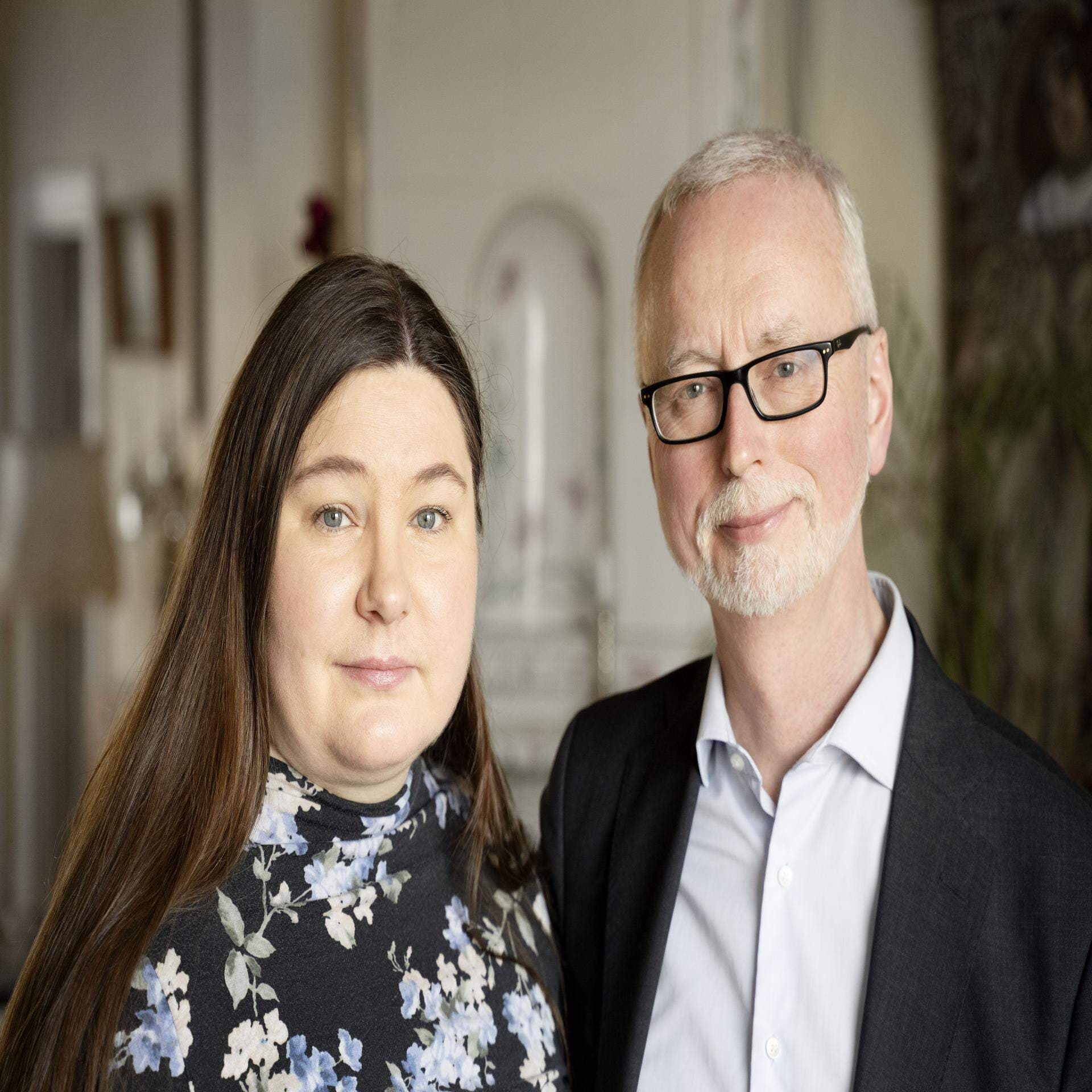 Historieprofessor Dick Harrison och Katarina Harrison Lindberg, historiker och författare.
