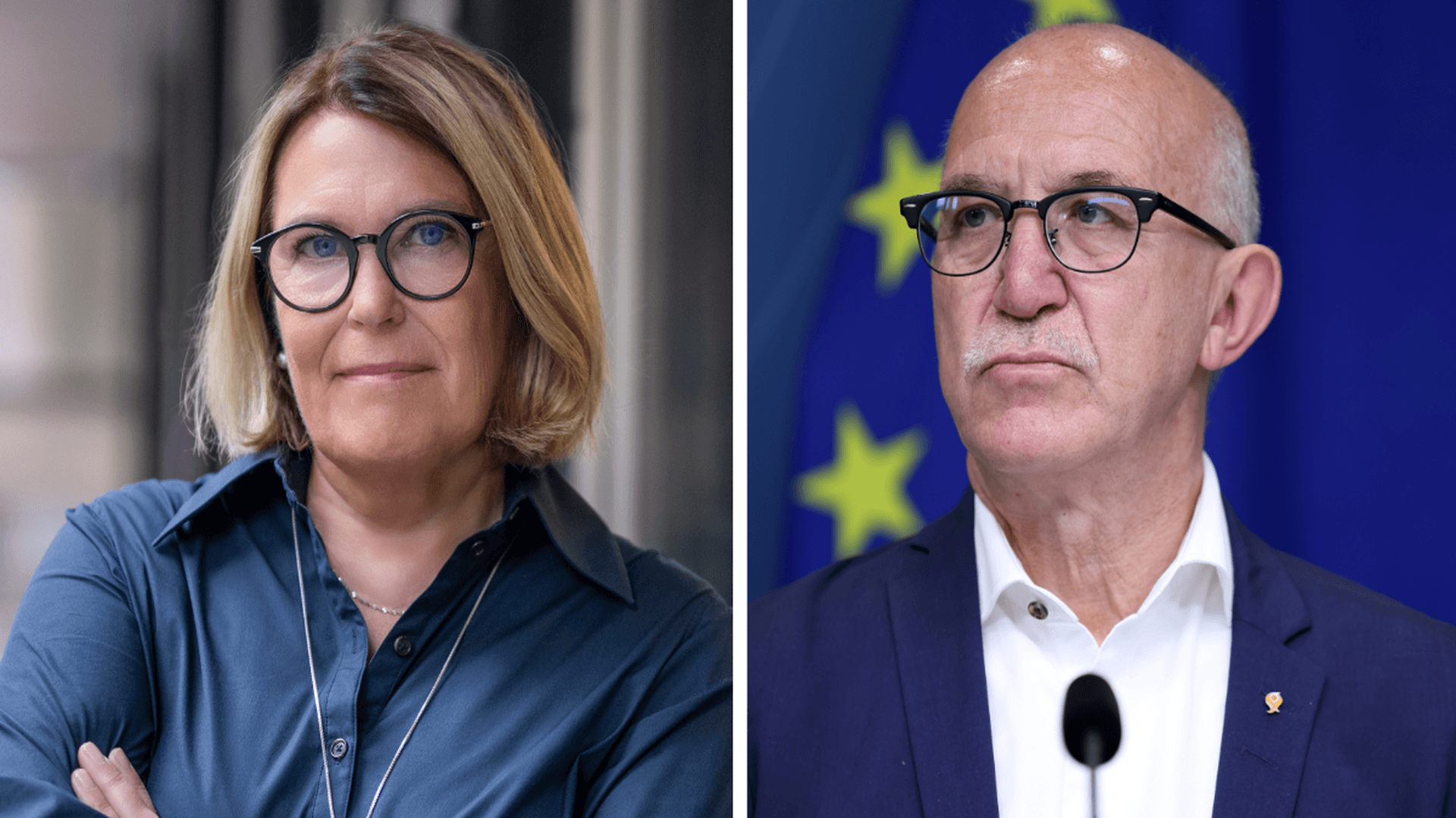 Karin Johansson, vice vd, och Anders Henriksson, ordförande SKR.