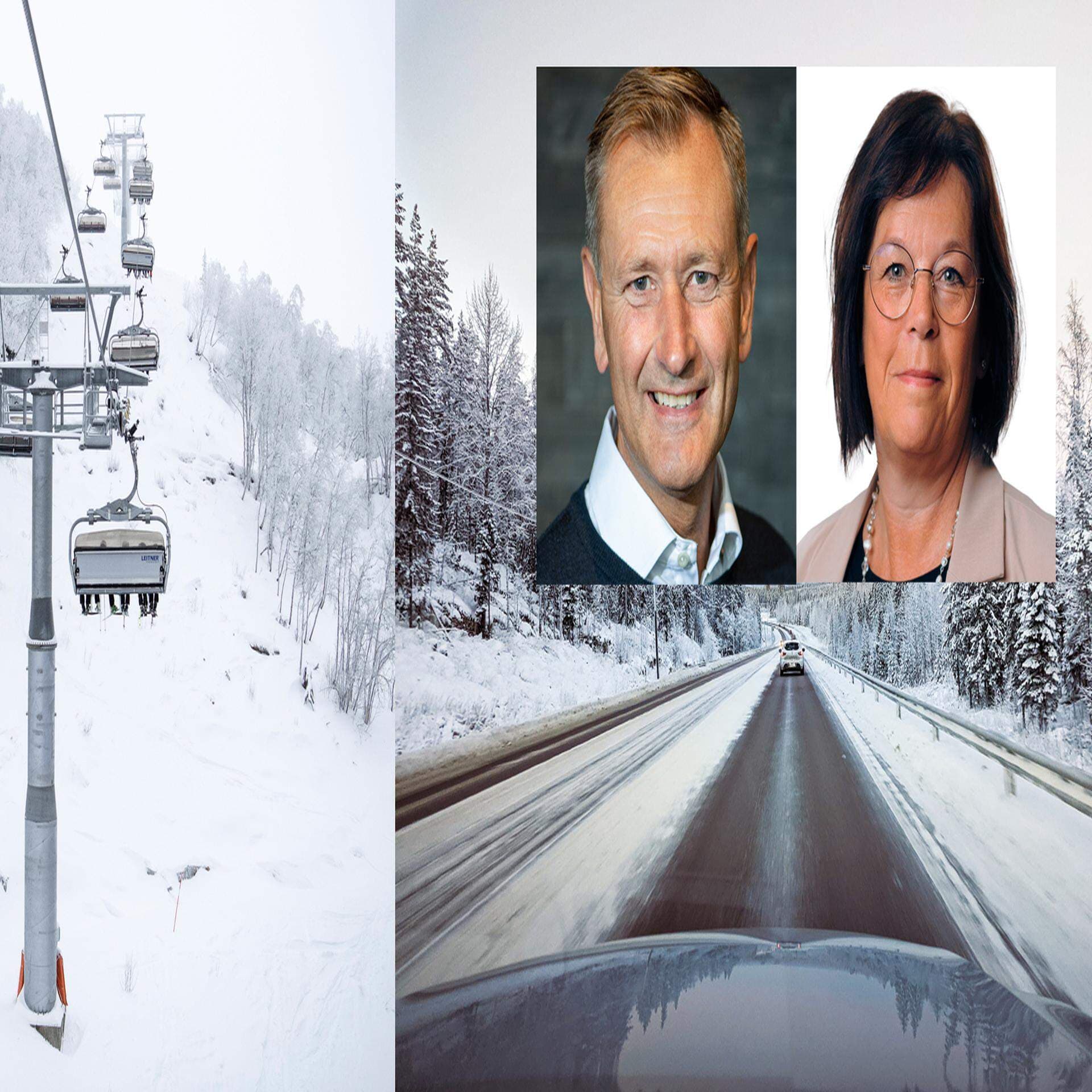 Stefan Sjöstrand, Skistar, och Helen Bergh, MK Bussresor AB