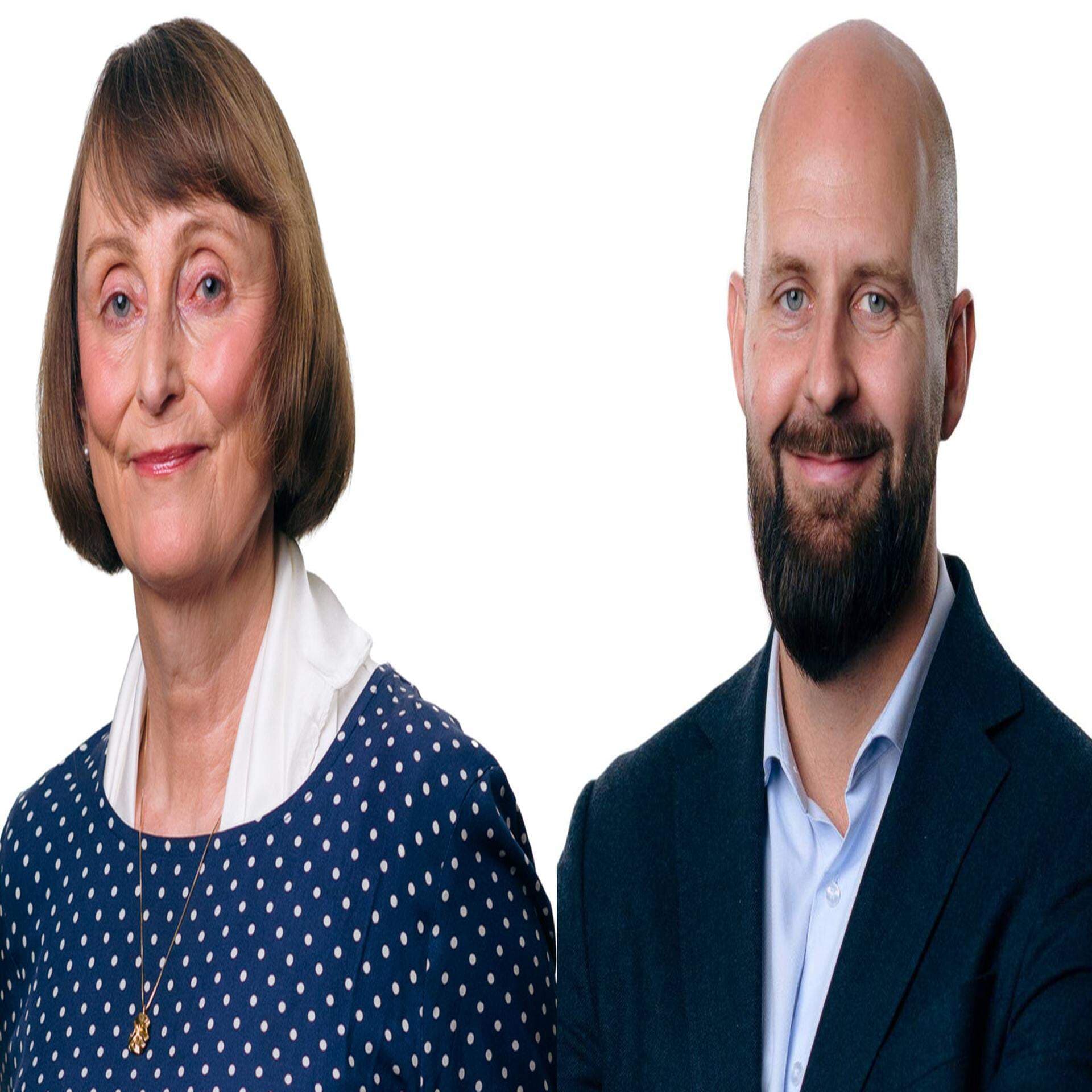 Lena Furmark, välfärdsexpert, och Johan Lidefelt, nationalekonom