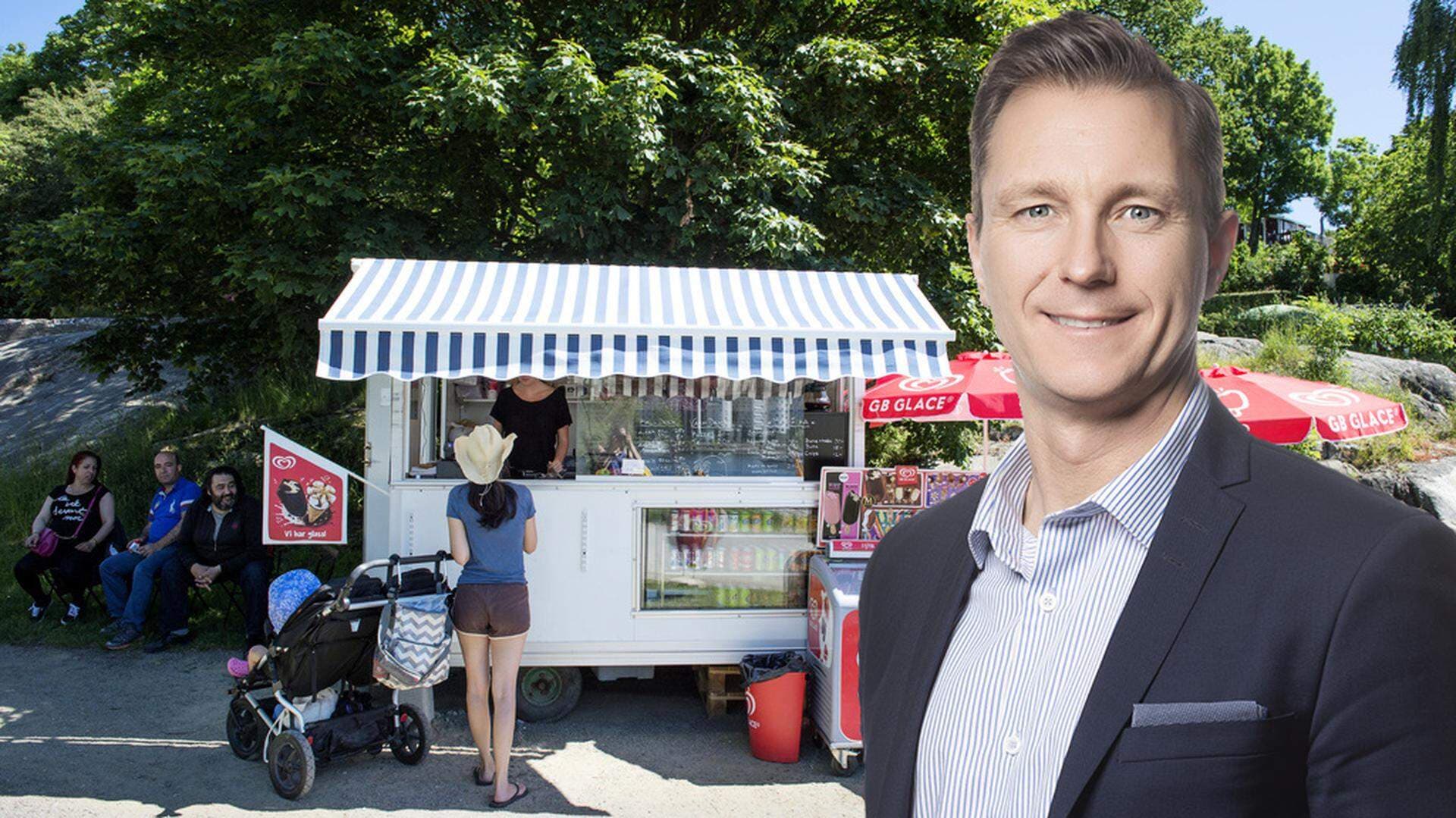 Bildmontage: Björn Lindgren och glasskiosk