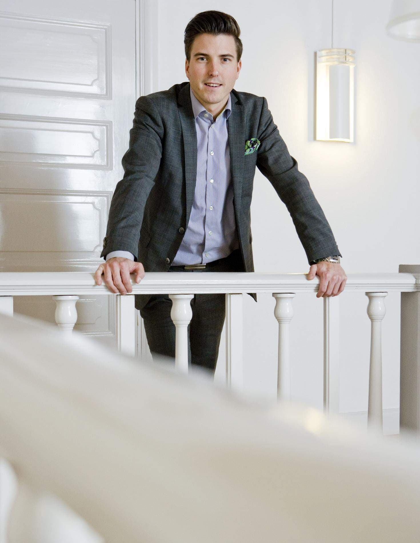 Patric Åberg (m), kommunstyrelsens ordförande i Östra Göinge.