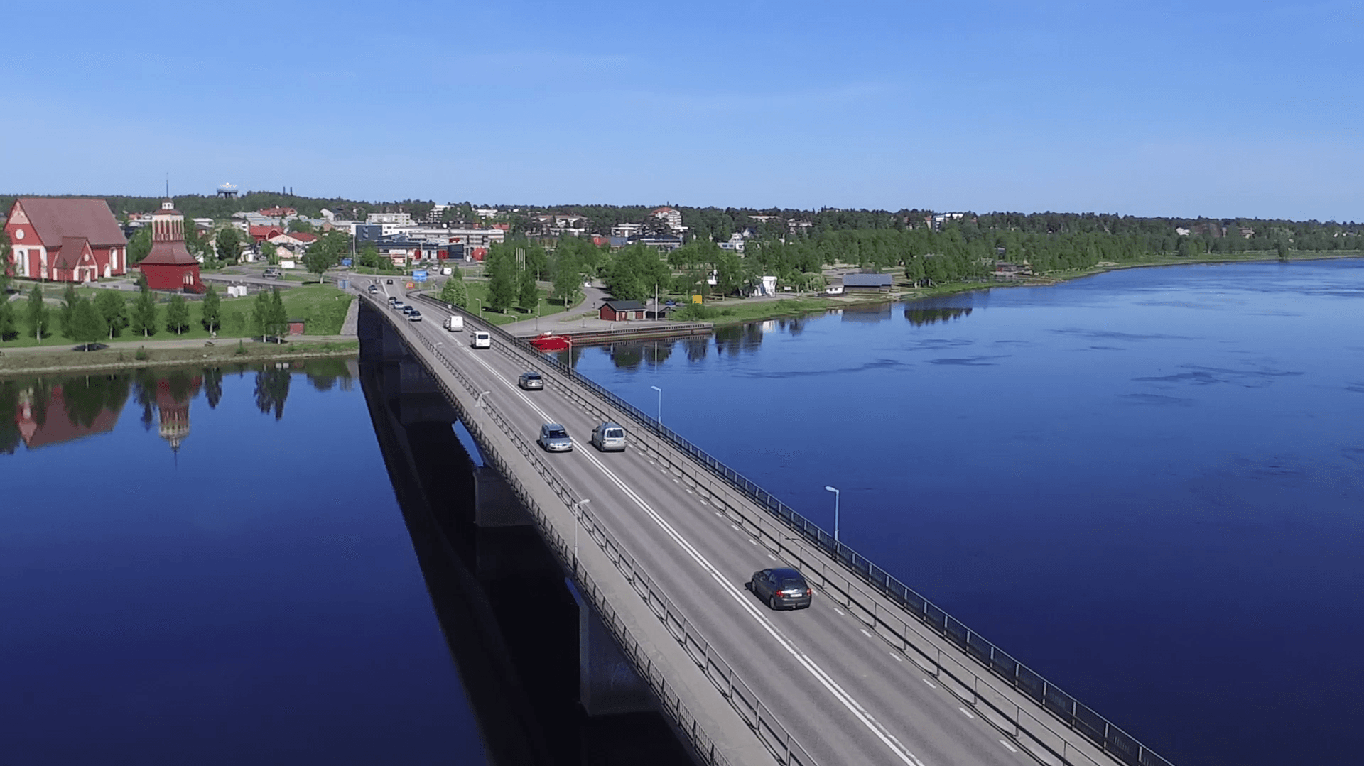 Vy över Kalix kommun