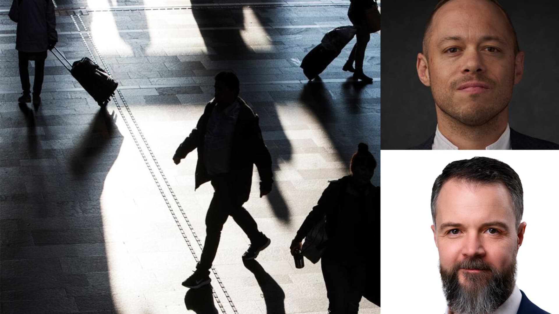Hans Seerar Westerberg, forskare vid Handelshögskolans forskningsinstitut, och Nikolai Angelov, kvantitativ analytiker.