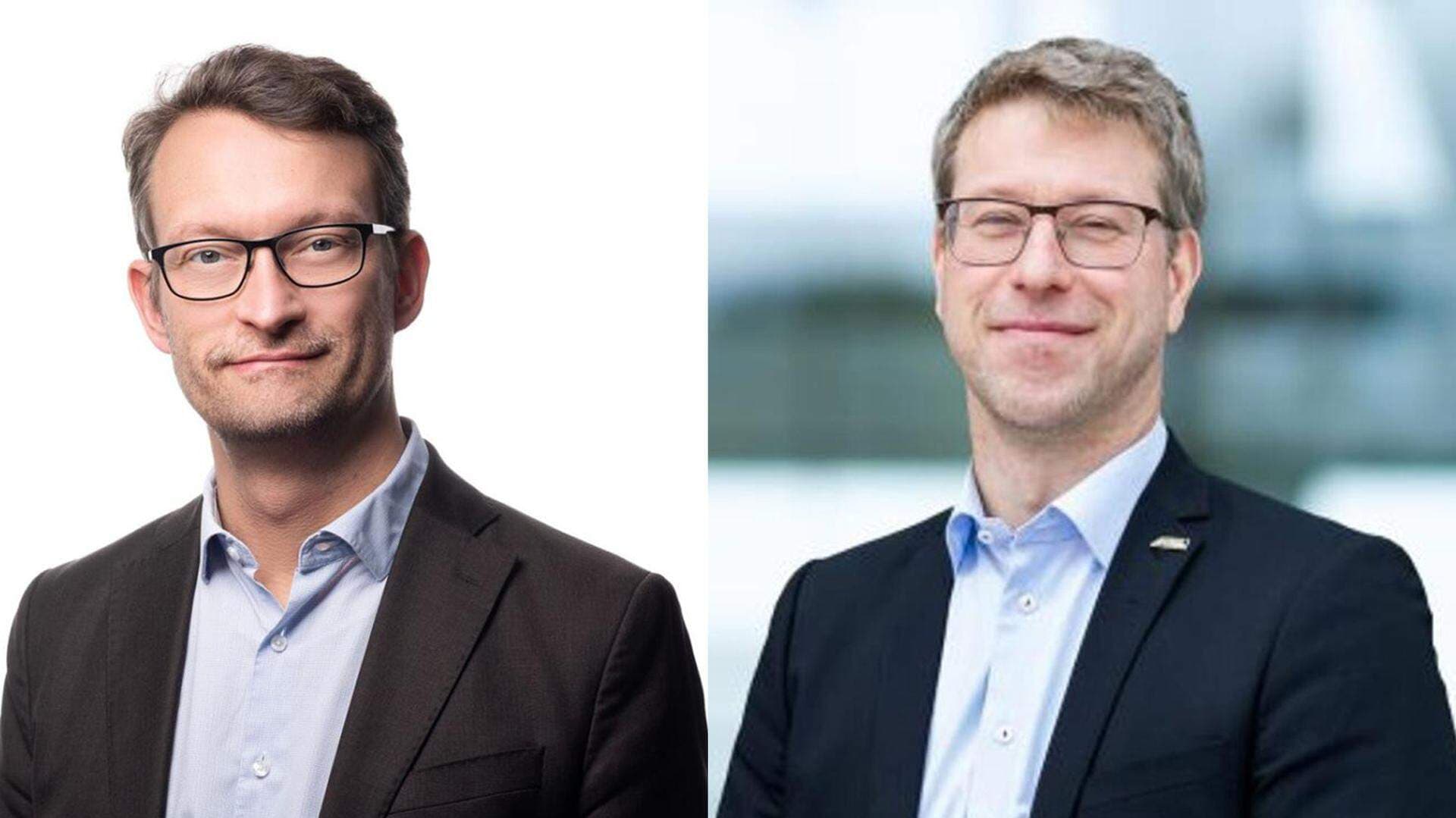 Henrik Isakson, policyansvarig för handelspolitik, och Anders Hermansson, vd Svensk Sjöfart.