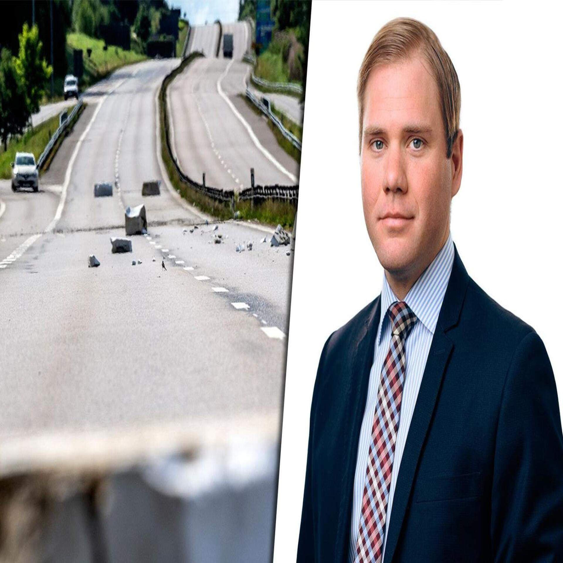 Företagens transporter drabbas när trafiken på E45 får ledas om efter helgens skyfall, menar infrastrukturexperten Nils Paul.