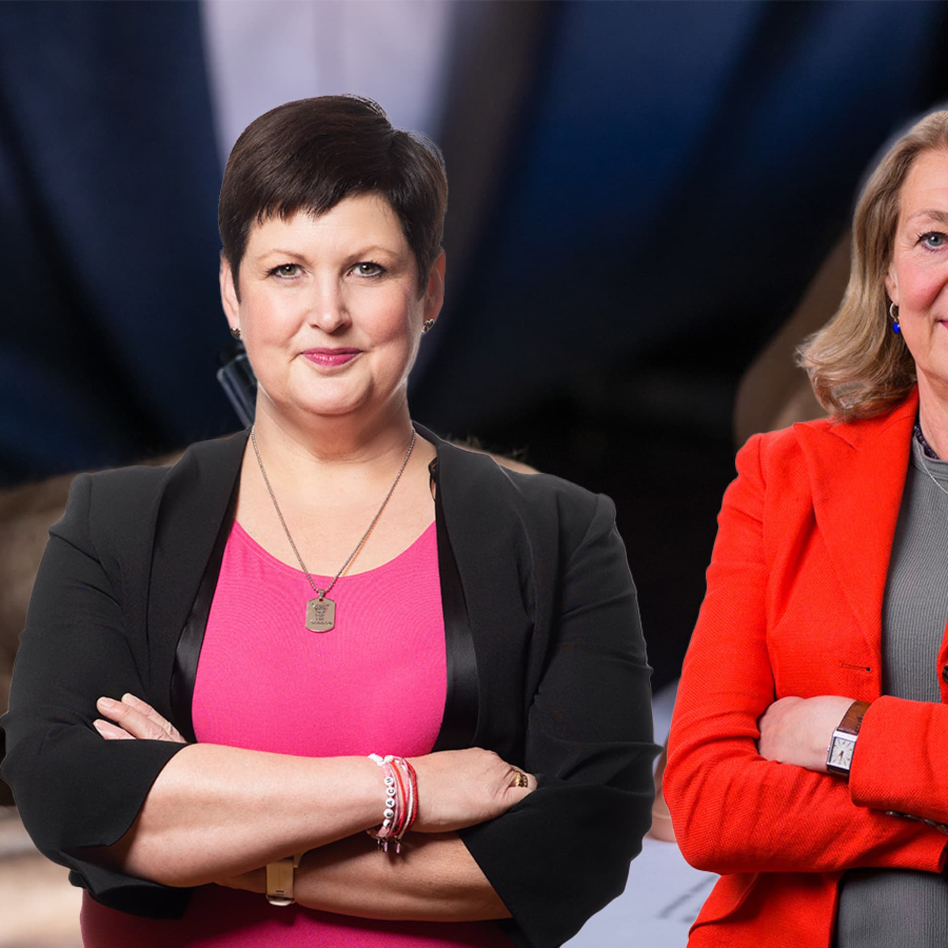 Christina Wainikka, policyexpert för immaterialrätt, och Ellen Hausel Heldahl, upphandlingsexpert..