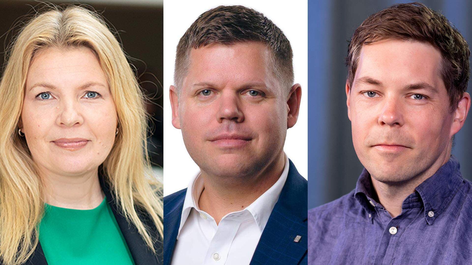 Elin Kebert, expert på kompetensförsörjning på Byggföretagen, Johan Olsson, expert på kompetensförsörjning, och Anders Håkansson, enhetschef på Skolverket.