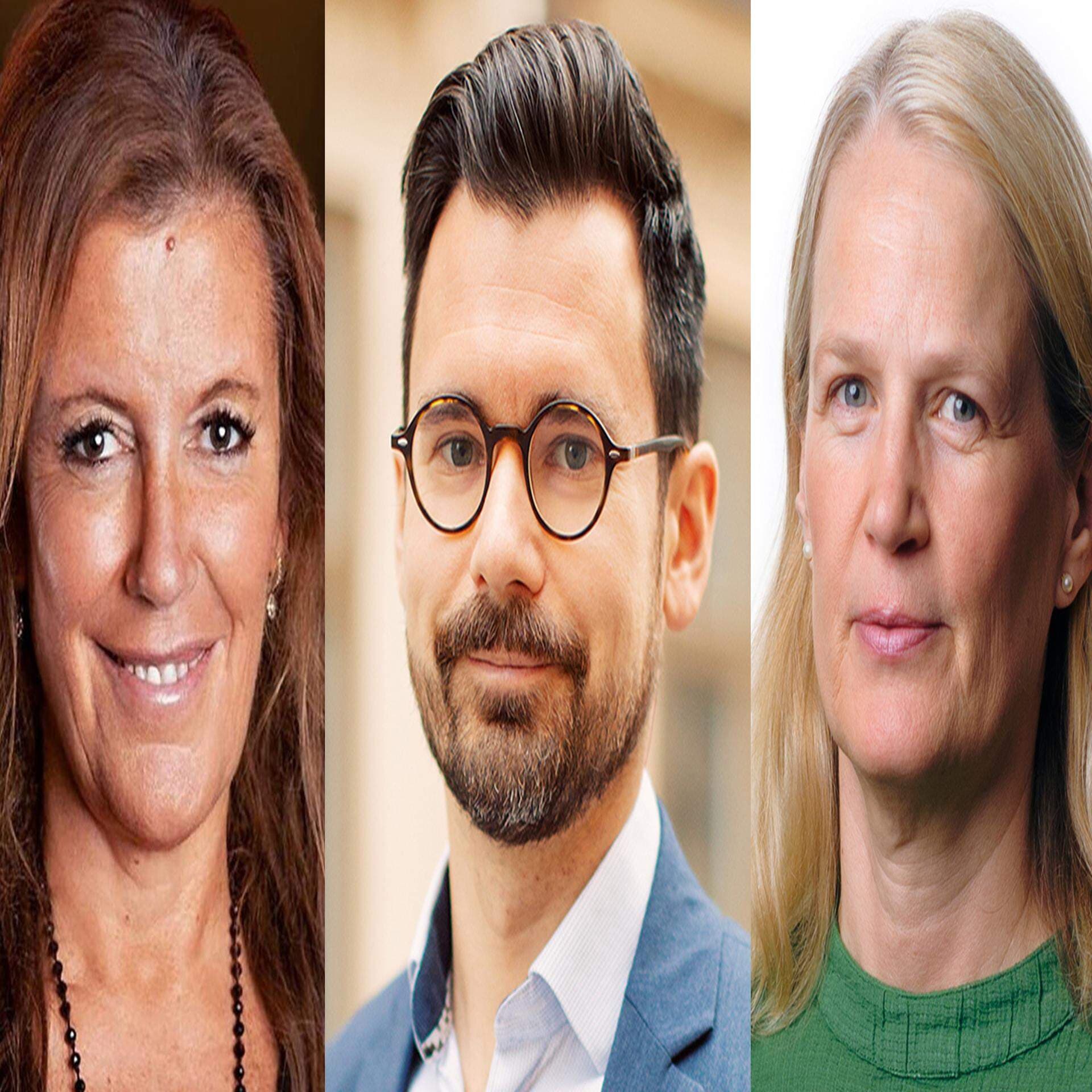 Therese Liljeqvist, vd och ägare på Waxholms Hotell, Jonas Öhlin på Strategirådet, Amelie Berg, expert på kompetensförsörjning.