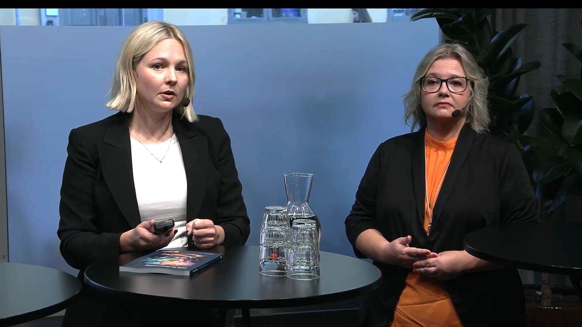Ingrid Thulin Olander, logoped och språk-, läs- och skrivutvecklare, och Marie Åkerlund, specialpedagog och speciallärare, båda vid Lunds kommun.