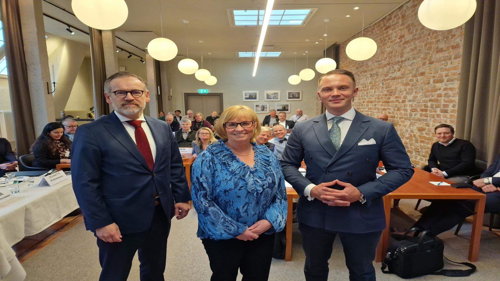 Jens Hedström, Marie Svensson och Tobias Andersson