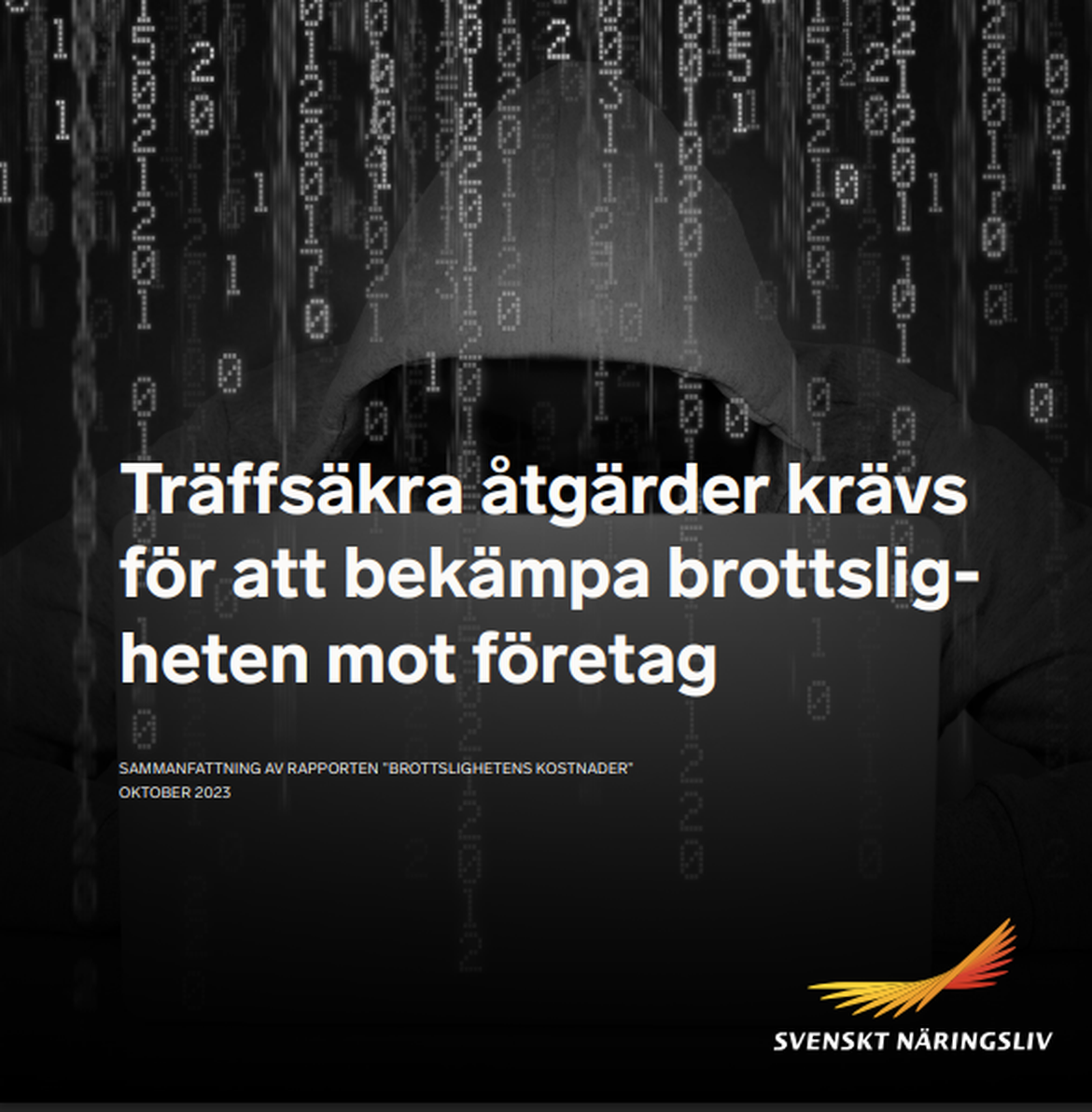 Sammanfattning av rapporten Brottslighetens kostnader 2023