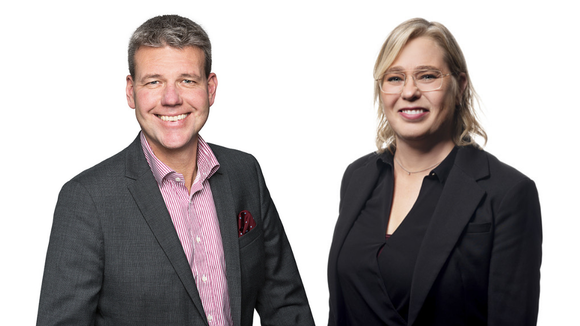 Urban Svanberg och Anna Hedberg