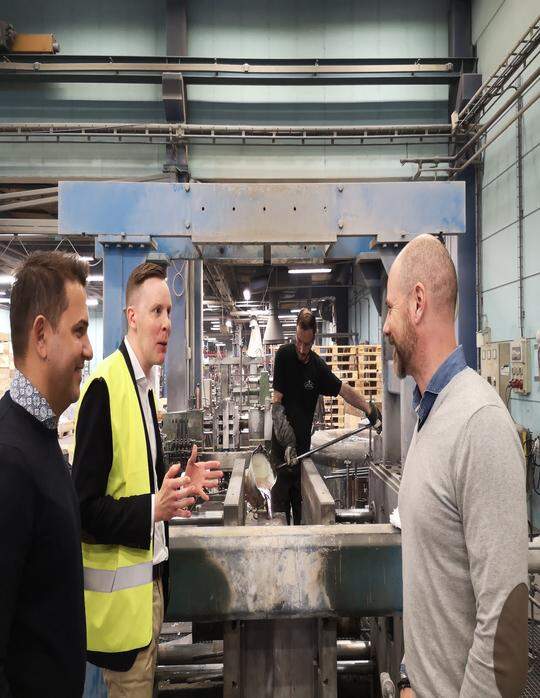 Bedri Isa, Mats Green och Johan Skans på Skogslunds_.jpg