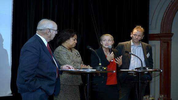 Hans Blix, Vicky Bailey, Agneta Rising, Mattias Lantz