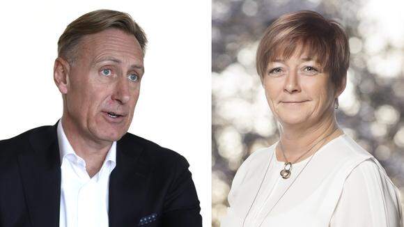 Jan-Olof Jacke och Carina Centrén