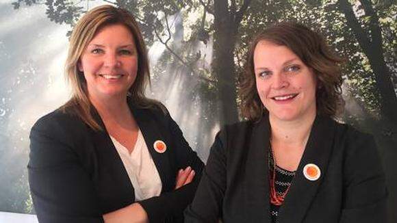 Lotta Petterson och Eva Cooper