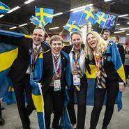 Medaljregn för skåningarna i Yrkes-VM