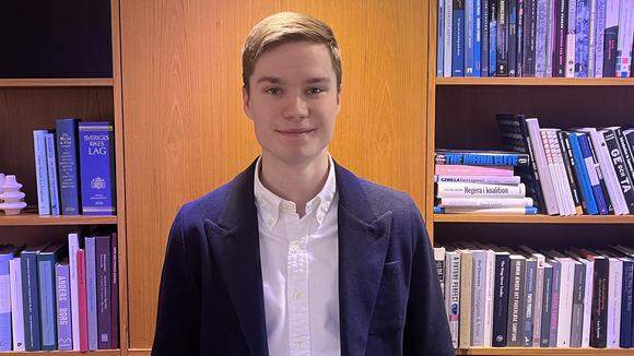 Johan Eklöf är ny praktikant på regionkontor Stockholm