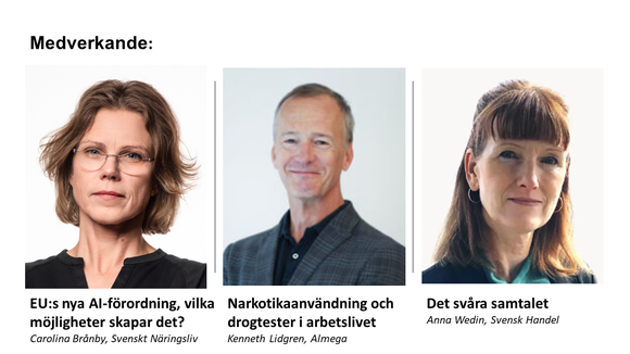 Medverkande vid Arbetsgivardagen