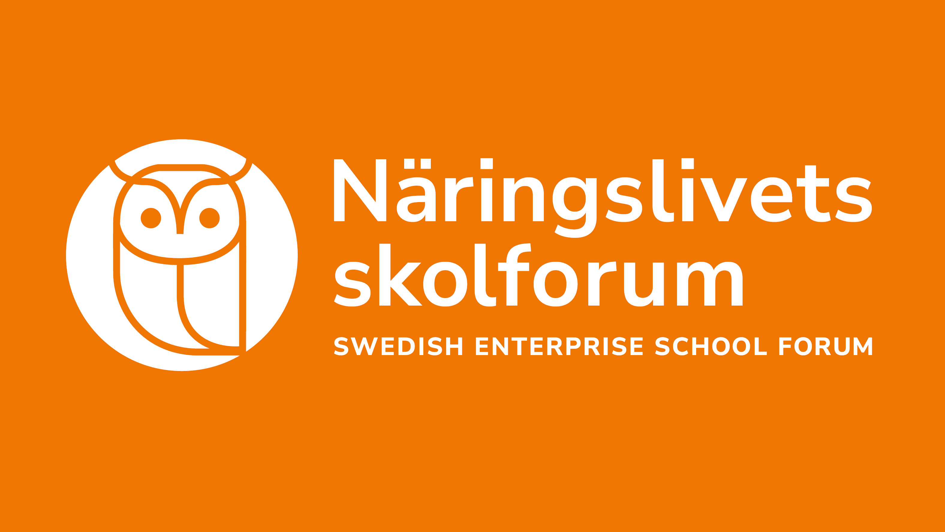 Näringslivets Skolforum logotype orange
